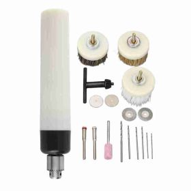Cordless Rotary Tool 3 Gears Rechargeable Portable Grinder Drill And Brush Set For Engraving Polishing Cutting Cleaning (Option: default)
