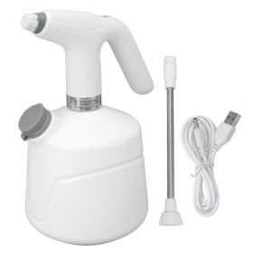 Electric Plant Spray Bottle Large Capacity Rechargeable Mini Automatic Sprayer Mister For Garden Tool White (Option: default)